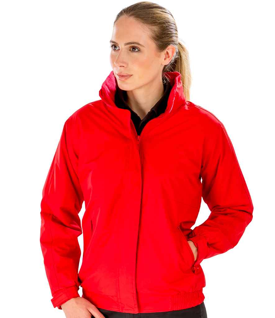 Result RS221F Red Model -  Ready to be Embroidered and Printed by Custard Workwear - Cheap Personalised and Customised Workwear in Nottinghamshire, Derbyshire and Leicestershire