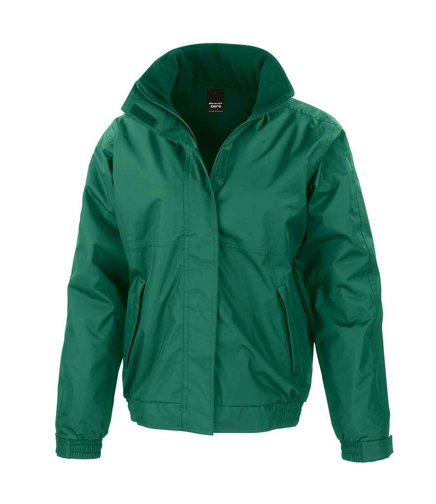 Result RS221M Bottle Green Front -  Ready to be Embroidered and Printed by Custard Workwear - Cheap Personalised and Customised Workwear in Nottinghamshire, Derbyshire and Leicestershire