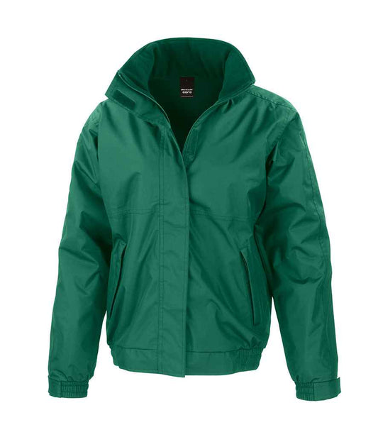 Result RS221M Bottle Green Front -  Ready to be Embroidered and Printed by Custard Workwear - Cheap Personalised and Customised Workwear in Nottinghamshire, Derbyshire and Leicestershire