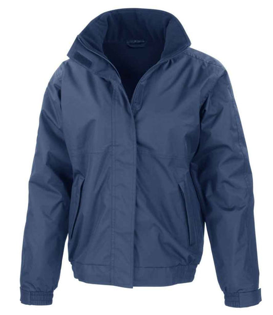 Result RS221M Navy Front -  Ready to be Embroidered and Printed by Custard Workwear - Cheap Personalised and Customised Workwear in Nottinghamshire, Derbyshire and Leicestershire