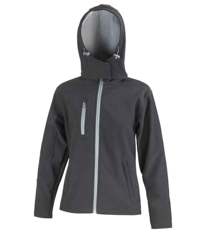 Result RS230F Black/Grey Front -  Ready to be Embroidered and Printed by Custard Workwear - Cheap Personalised and Customised Workwear in Nottinghamshire, Derbyshire and Leicestershire