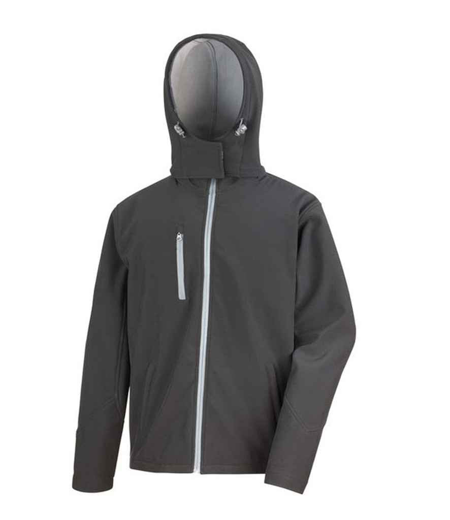 Result RS230M Black/Grey Front -  Ready to be Embroidered and Printed by Custard Workwear - Cheap Personalised and Customised Workwear in Nottinghamshire, Derbyshire and Leicestershire