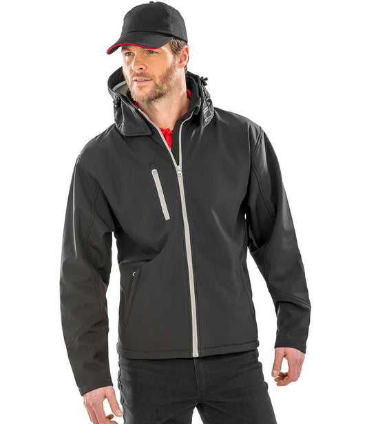Result RS230M Black/Grey Model -  Ready to be Embroidered and Printed by Custard Workwear - Cheap Personalised and Customised Workwear in Nottinghamshire, Derbyshire and Leicestershire