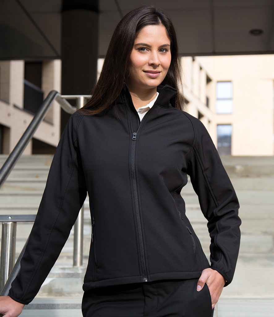 Result RS231F Black/Black Model -  Ready to be Embroidered and Printed by Custard Workwear - Cheap Personalised and Customised Workwear in Nottinghamshire, Derbyshire and Leicestershire