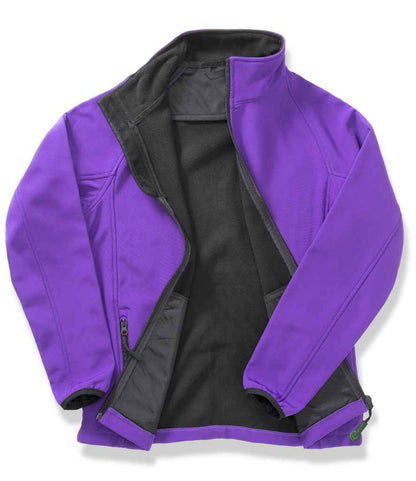 Result RS231F Purple/Black Front -  Ready to be Embroidered and Printed by Custard Workwear - Cheap Personalised and Customised Workwear in Nottinghamshire, Derbyshire and Leicestershire