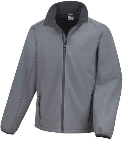 Result RS231M Charcoal/Black Front -  Ready to be Embroidered and Printed by Custard Workwear - Cheap Personalised and Customised Workwear in Nottinghamshire, Derbyshire and Leicestershire