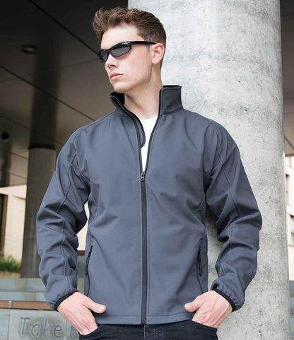 Result RS231M Charcoal/Black Model -  Ready to be Embroidered and Printed by Custard Workwear - Cheap Personalised and Customised Workwear in Nottinghamshire, Derbyshire and Leicestershire