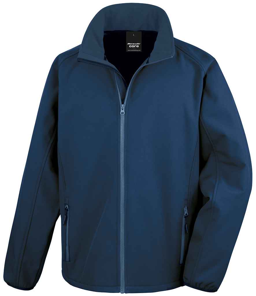 Result RS231M Navy/Navy Front -  Ready to be Embroidered and Printed by Custard Workwear - Cheap Personalised and Customised Workwear in Nottinghamshire, Derbyshire and Leicestershire