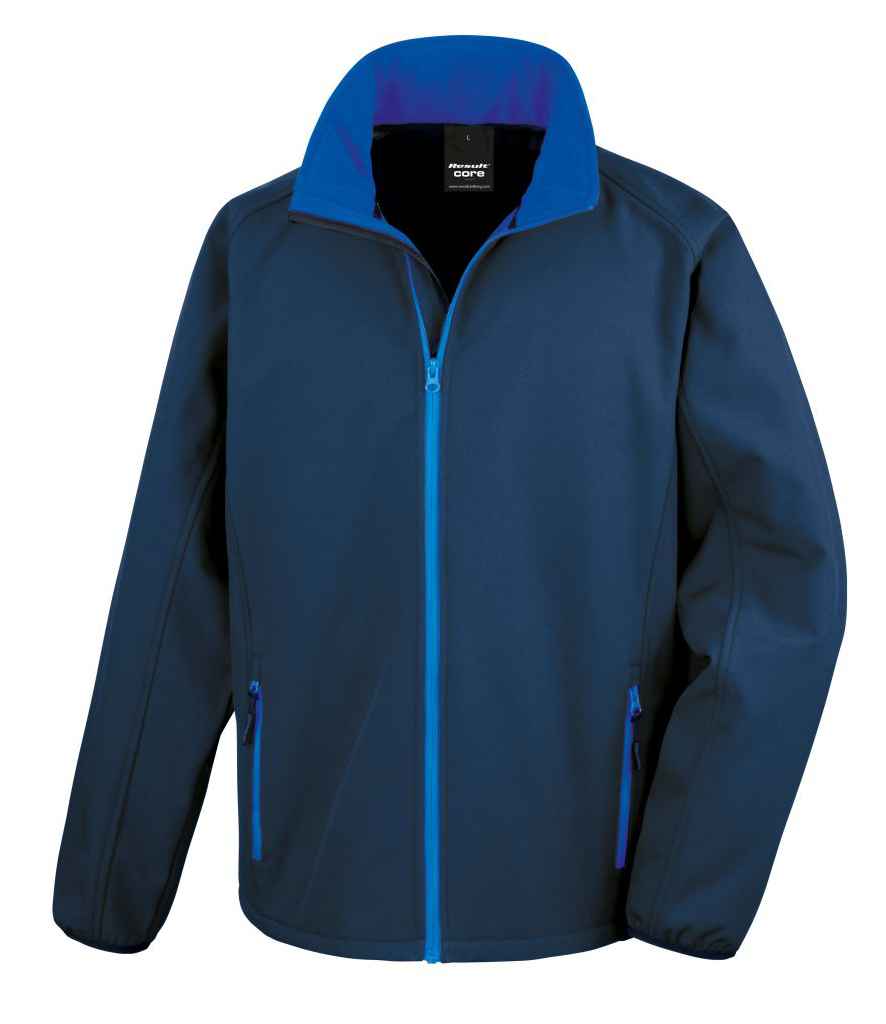 Result RS231M Navy/Royal Blue Front -  Ready to be Embroidered and Printed by Custard Workwear - Cheap Personalised and Customised Workwear in Nottinghamshire, Derbyshire and Leicestershire