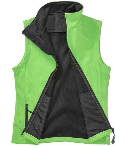 Result RS232F Vivid Green/Black Front -  Ready to be Embroidered and Printed by Custard Workwear - Cheap Personalised and Customised Workwear in Nottinghamshire, Derbyshire and Leicestershire