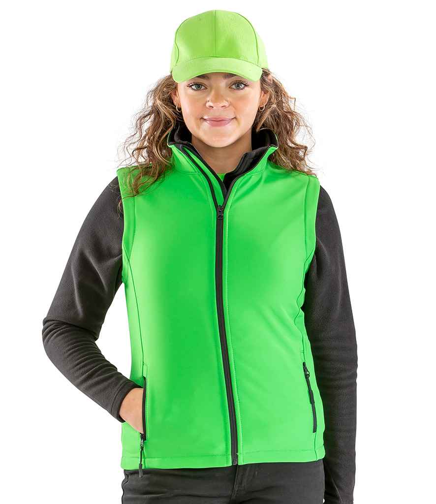 Result RS232F Vivid Green/Black Model -  Ready to be Embroidered and Printed by Custard Workwear - Cheap Personalised and Customised Workwear in Nottinghamshire, Derbyshire and Leicestershire