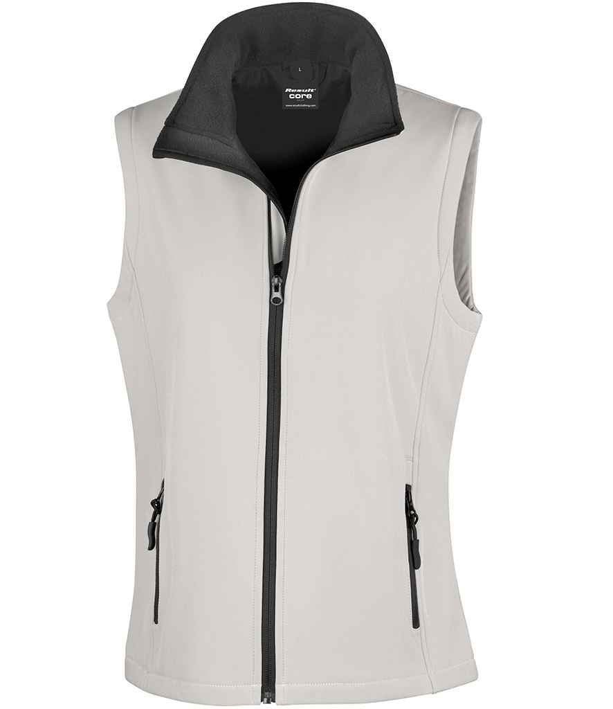 Result RS232F White/Black Front -  Ready to be Embroidered and Printed by Custard Workwear - Cheap Personalised and Customised Workwear in Nottinghamshire, Derbyshire and Leicestershire