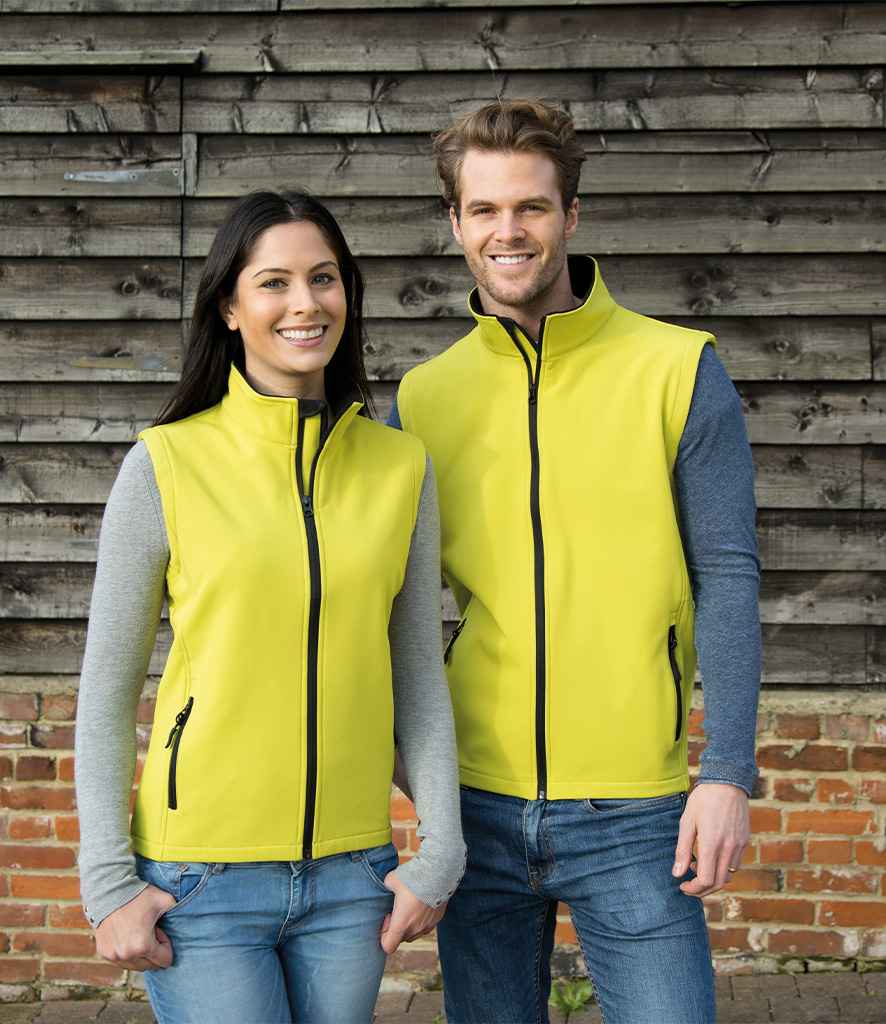 Result RS232M Yellow/Black Model -  Ready to be Embroidered and Printed by Custard Workwear - Cheap Personalised and Customised Workwear in Nottinghamshire, Derbyshire and Leicestershire