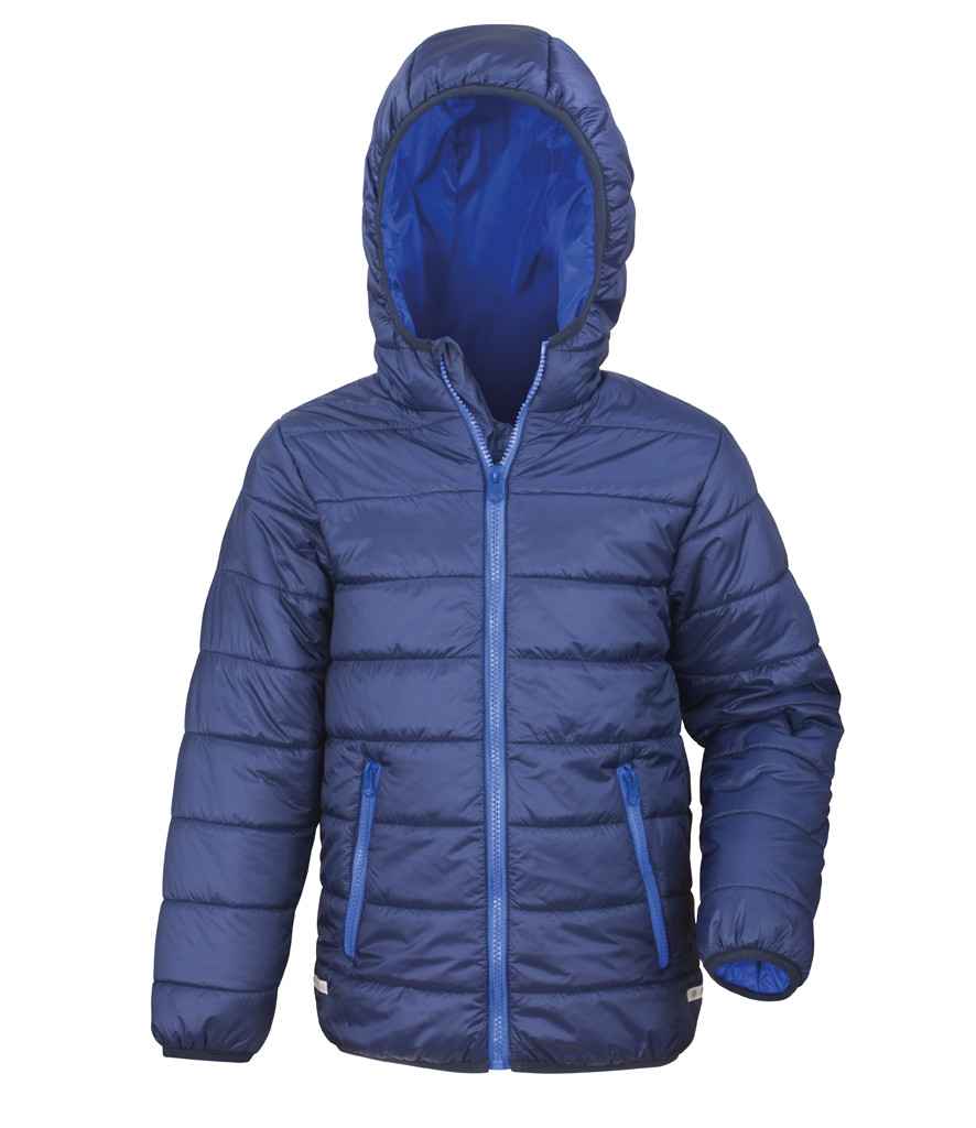 Result RS233B Navy/Royal Blue Front -  Ready to be Embroidered by Custard Workwear - Cheap Personalised and Customised Workwear in Nottinghamshire, Derbyshire and Leicestershire