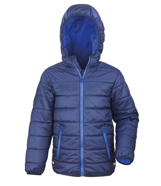 Result RS233B Navy/Royal Blue Front -  Ready to be Embroidered by Custard Workwear - Cheap Personalised and Customised Workwear in Nottinghamshire, Derbyshire and Leicestershire