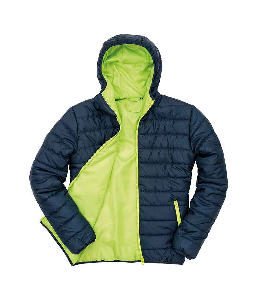 Result RS233M Navy/Lime Green Front -  Ready to be Embroidered by Custard Workwear - Cheap Personalised and Customised Workwear in Nottinghamshire, Derbyshire and Leicestershire