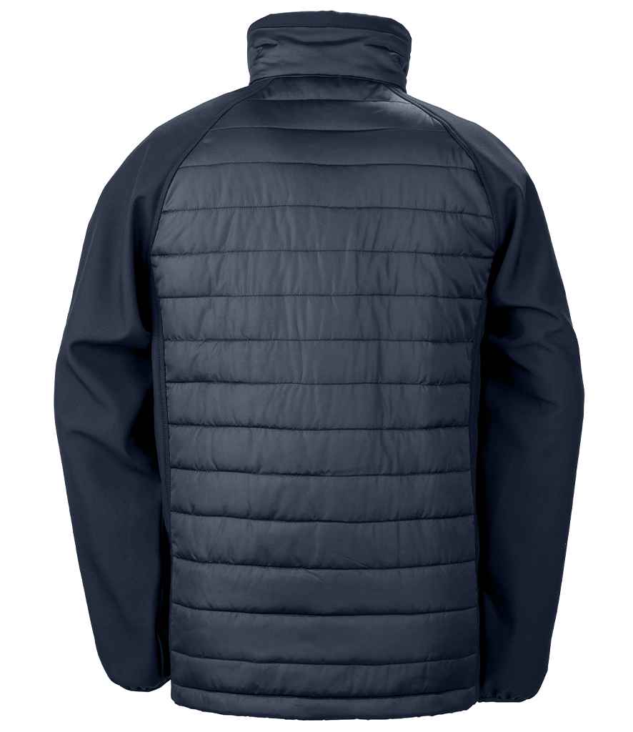 Result RS237 Navy/Grey Back -  Ready to be Embroidered and Printed by Custard Workwear - Cheap Personalised and Customised Workwear in Nottinghamshire, Derbyshire and Leicestershire