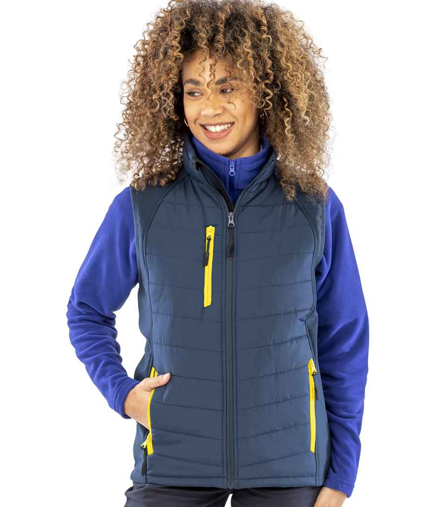 Result RS238 Navy/Yellow Model -  Ready to be Embroidered and Printed by Custard Workwear - Cheap Personalised and Customised Workwear in Nottinghamshire, Derbyshire and Leicestershire