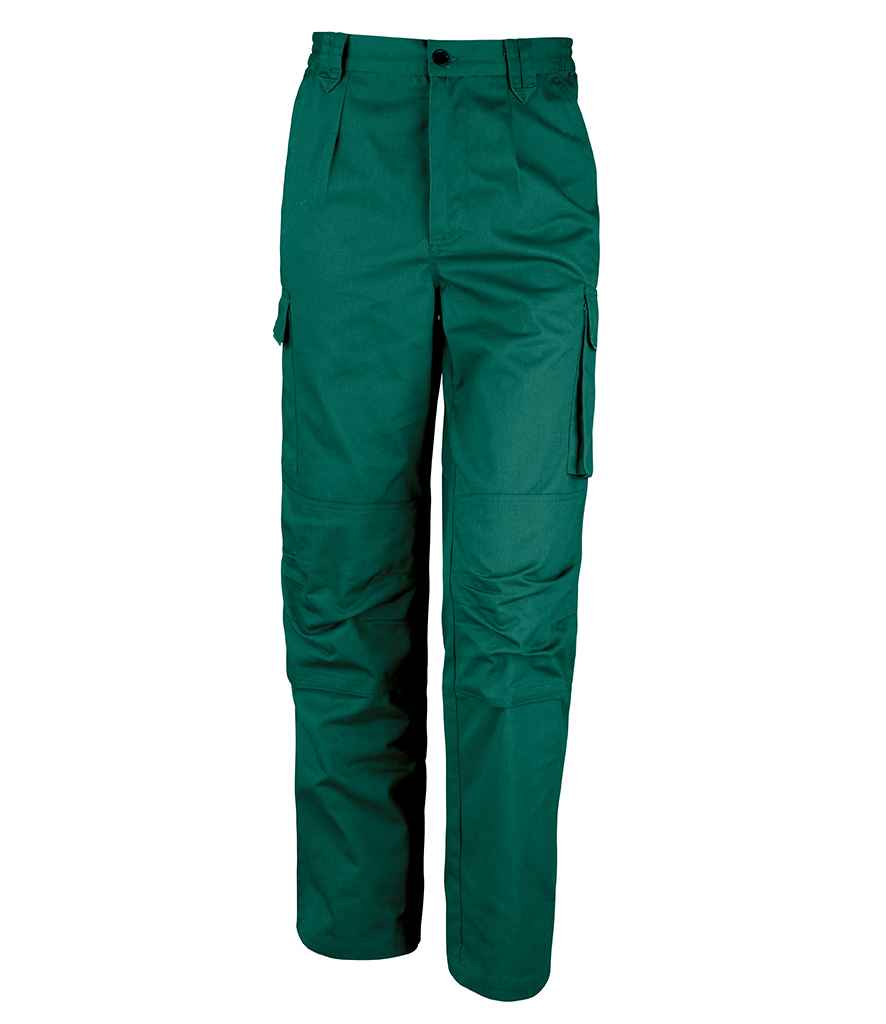 Result RS308 Bottle Green Front -  Ready to be  by Custard Workwear - Cheap Personalised and Customised Workwear in Nottinghamshire, Derbyshire and Leicestershire
