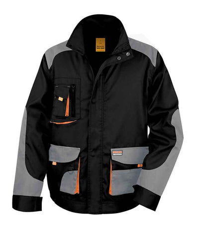 Result RS316 Black/Grey Front -  Ready to be Embroidered and Printed by Custard Workwear - Cheap Personalised and Customised Workwear in Nottinghamshire, Derbyshire and Leicestershire