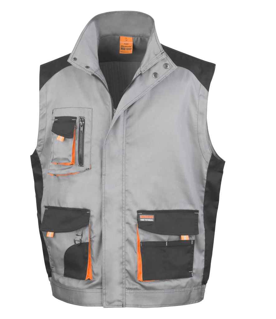 Result RS317 Grey/Black Front -  Ready to be Embroidered and Printed by Custard Workwear - Cheap Personalised and Customised Workwear in Nottinghamshire, Derbyshire and Leicestershire