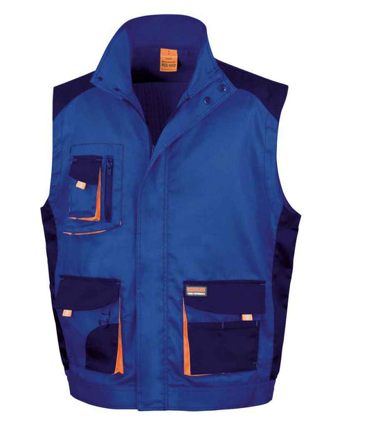 Result RS317 Royal Blue/Navy Front -  Ready to be Embroidered and Printed by Custard Workwear - Cheap Personalised and Customised Workwear in Nottinghamshire, Derbyshire and Leicestershire