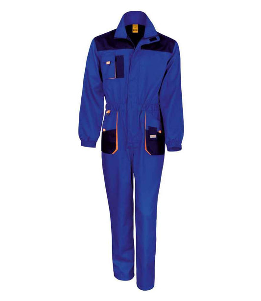 Result RS321 Royal Blue/Navy Front -  Ready to be Embroidered and Printed by Custard Workwear - Cheap Personalised and Customised Workwear in Nottinghamshire, Derbyshire and Leicestershire