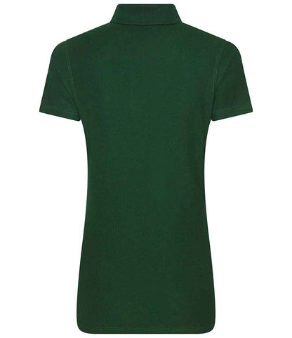 Pro RTX RX101F Bottle Green Back - Ladies Polo Shirt Ready to be Embroidered and Printed by Custard Workwear - Cheap Personalised and Customised Workwear in Nottinghamshire, Derbyshire and Leicestershire
