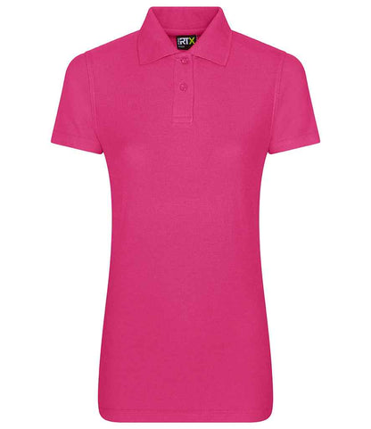 Pro RTX RX101F Fuchsia Front - Ladies Polo Shirt Ready to be Embroidered and Printed by Custard Workwear - Cheap Personalised and Customised Workwear in Nottinghamshire, Derbyshire and Leicestershire