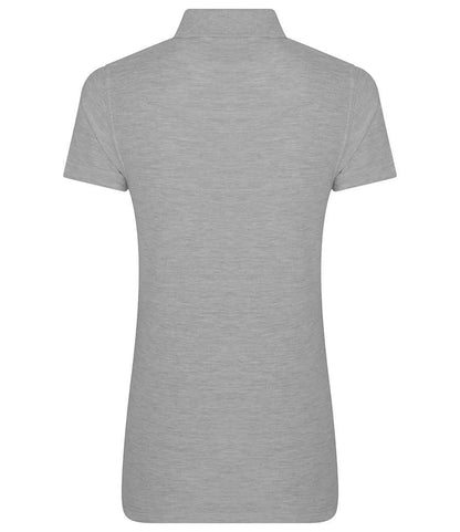 Pro RTX RX101F Heather Grey Back - Ladies Polo Shirt Ready to be Embroidered and Printed by Custard Workwear - Cheap Personalised and Customised Workwear in Nottinghamshire, Derbyshire and Leicestershire