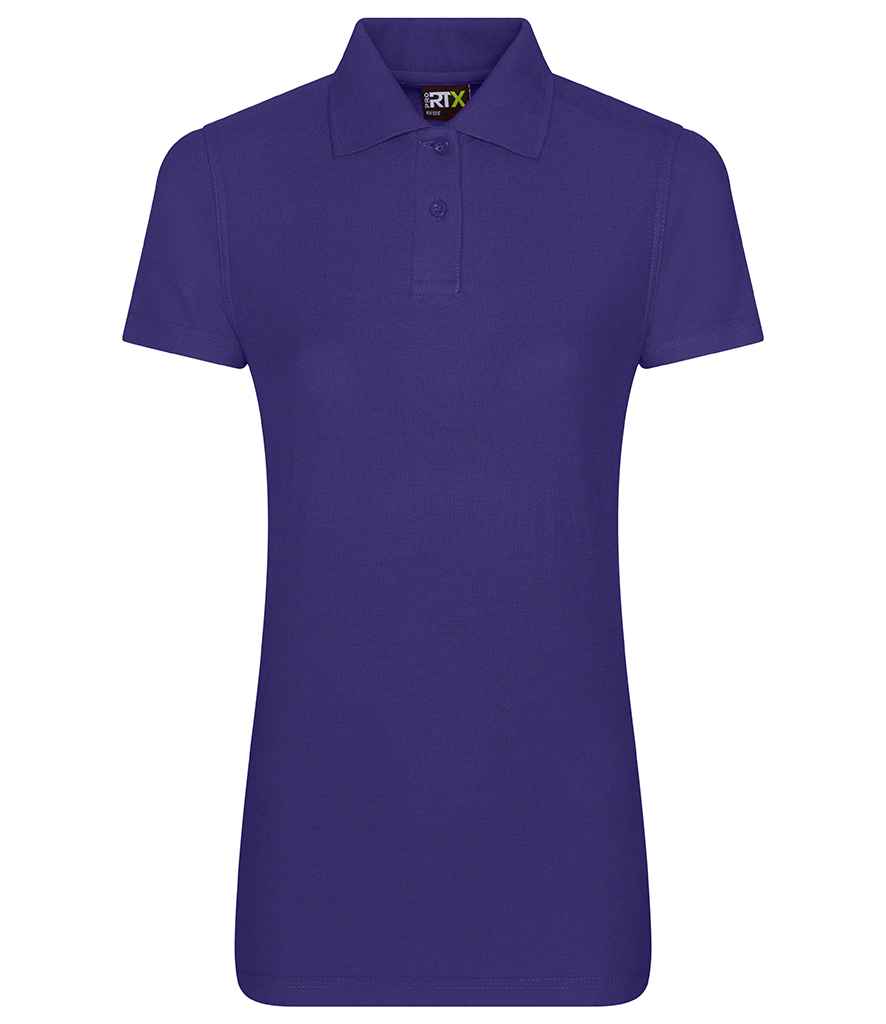 Pro RTX RX101F Purple Front - Ladies Polo Shirt Ready to be Embroidered and Printed by Custard Workwear - Cheap Personalised and Customised Workwear in Nottinghamshire, Derbyshire and Leicestershire