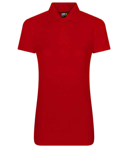 Pro RTX RX101F Red Front - Ladies Polo Shirt Ready to be Embroidered and Printed by Custard Workwear - Cheap Personalised and Customised Workwear in Nottinghamshire, Derbyshire and Leicestershire