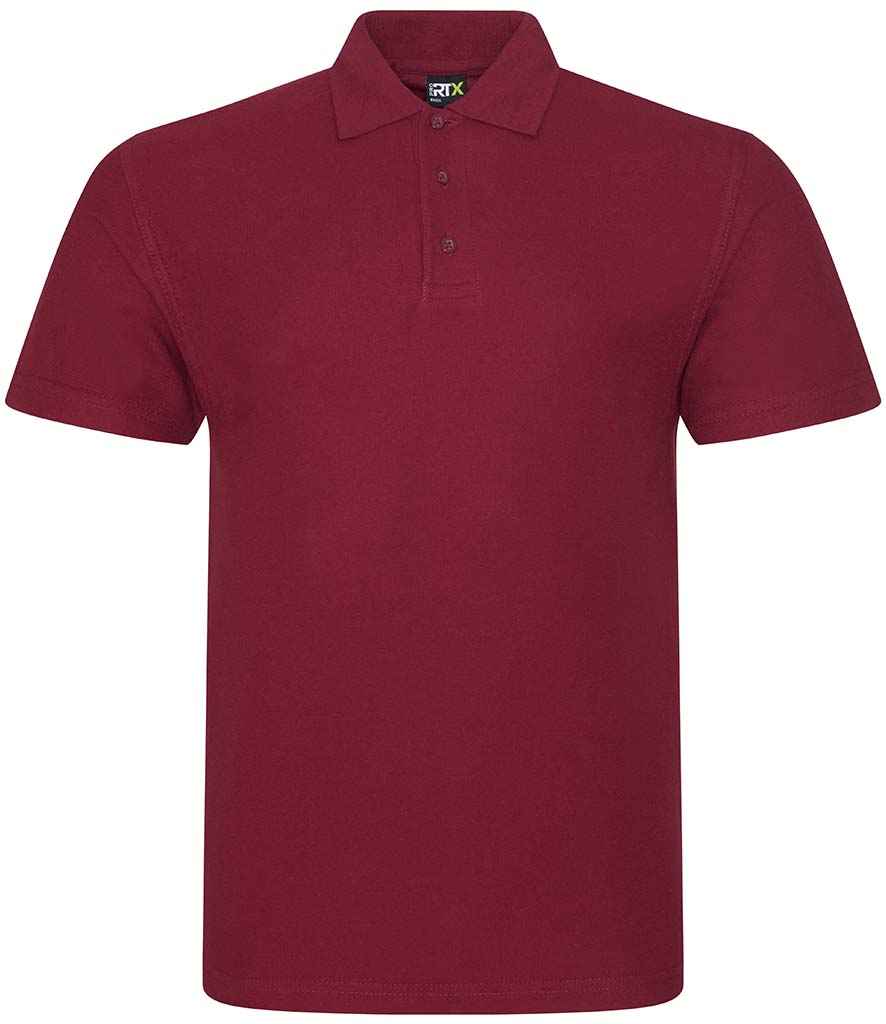 Pro RTX RX101 Burgundy Front - Polo Shirt Ready to be Embroidered and Printed by Custard Workwear - Cheap Personalised and Customised Workwear in Nottinghamshire, Derbyshire and Leicestershire
