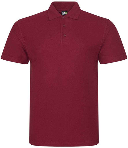 Pro RTX RX101 Burgundy Front - Polo Shirt Ready to be Embroidered and Printed by Custard Workwear - Cheap Personalised and Customised Workwear in Nottinghamshire, Derbyshire and Leicestershire