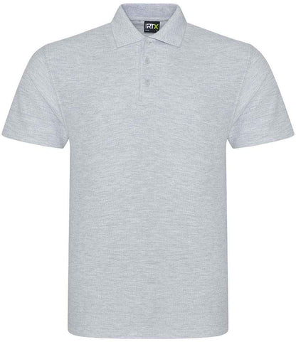 Pro RTX RX101 Heather Grey Front - Polo Shirt Ready to be Embroidered and Printed by Custard Workwear - Cheap Personalised and Customised Workwear in Nottinghamshire, Derbyshire and Leicestershire