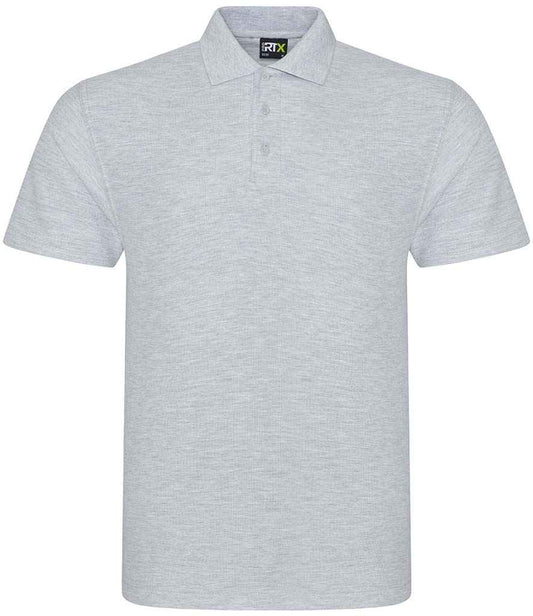 Pro RTX RX101 Heather Grey Front - Polo Shirt Ready to be Embroidered and Printed by Custard Workwear - Cheap Personalised and Customised Workwear in Nottinghamshire, Derbyshire and Leicestershire