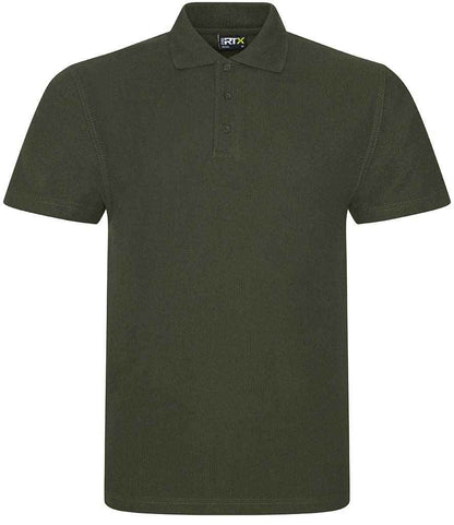 Pro RTX RX101 Khaki Front - Polo Shirt Ready to be Embroidered and Printed by Custard Workwear - Cheap Personalised and Customised Workwear in Nottinghamshire, Derbyshire and Leicestershire