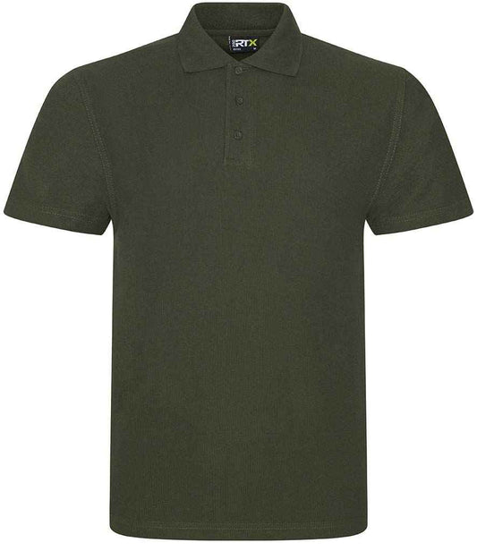Pro RTX RX101 Khaki Front - Polo Shirt Ready to be Embroidered and Printed by Custard Workwear - Cheap Personalised and Customised Workwear in Nottinghamshire, Derbyshire and Leicestershire