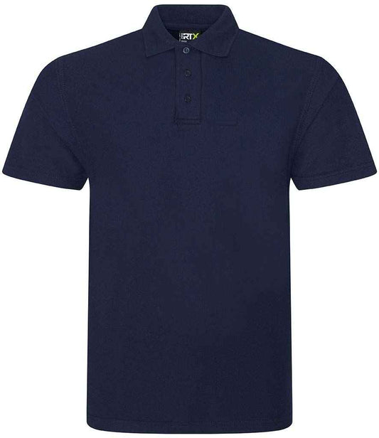 Pro RTX RX101 Navy Front - Polo Shirt Ready to be Embroidered and Printed by Custard Workwear - Cheap Personalised and Customised Workwear in Nottinghamshire, Derbyshire and Leicestershire