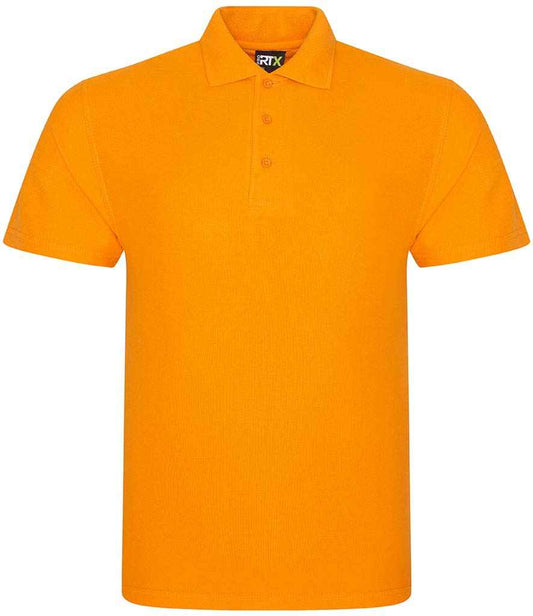 Pro RTX RX101 Orange Front - Polo Shirt Ready to be Embroidered and Printed by Custard Workwear - Cheap Personalised and Customised Workwear in Nottinghamshire, Derbyshire and Leicestershire