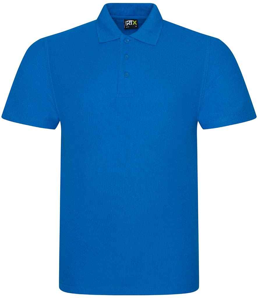 Pro RTX RX101 Sapphire Blue Front - Polo Shirt Ready to be Embroidered and Printed by Custard Workwear - Cheap Personalised and Customised Workwear in Nottinghamshire, Derbyshire and Leicestershire