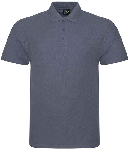 Pro RTX RX101 Solid Grey Front - Polo Shirt Ready to be Embroidered and Printed by Custard Workwear - Cheap Personalised and Customised Workwear in Nottinghamshire, Derbyshire and Leicestershire