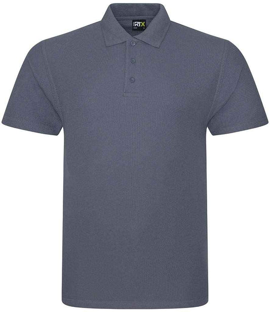 Pro RTX RX101 Solid Grey Front - Polo Shirt Ready to be Embroidered and Printed by Custard Workwear - Cheap Personalised and Customised Workwear in Nottinghamshire, Derbyshire and Leicestershire