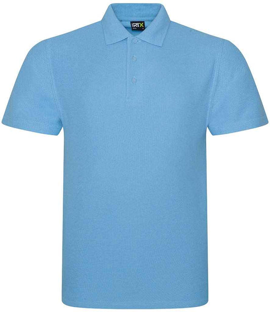 Pro RTX RX101 Sky Blue Front - Polo Shirt Ready to be Embroidered and Printed by Custard Workwear - Cheap Personalised and Customised Workwear in Nottinghamshire, Derbyshire and Leicestershire