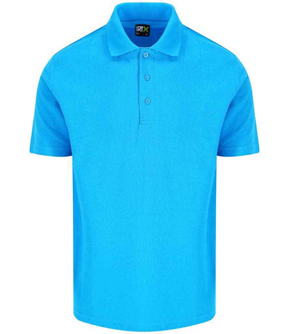 Pro RTX RX101 Turquoise Blue Front - Polo Shirt Ready to be Embroidered and Printed by Custard Workwear - Cheap Personalised and Customised Workwear in Nottinghamshire, Derbyshire and Leicestershire