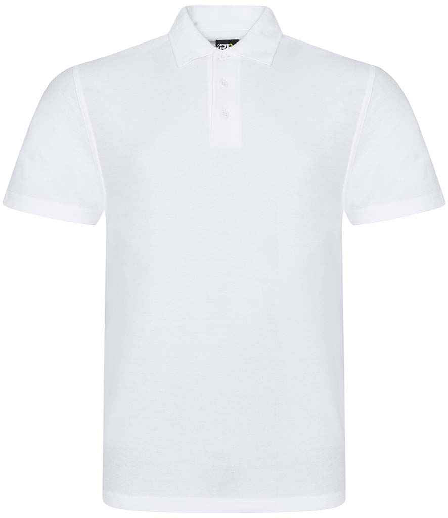 Pro RTX RX101 White Front - Polo Shirt Ready to be Embroidered and Printed by Custard Workwear - Cheap Personalised and Customised Workwear in Nottinghamshire, Derbyshire and Leicestershire