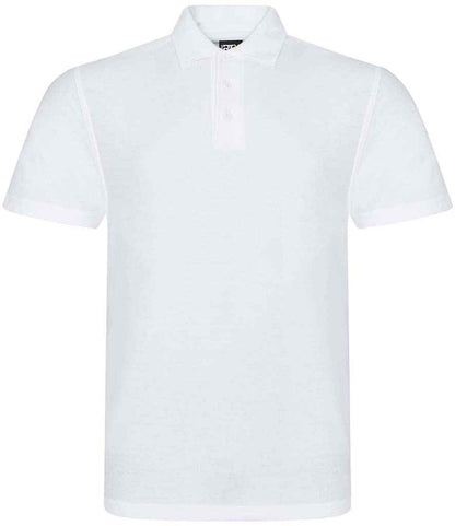Pro RTX RX101 White Front - Polo Shirt Ready to be Embroidered and Printed by Custard Workwear - Cheap Personalised and Customised Workwear in Nottinghamshire, Derbyshire and Leicestershire
