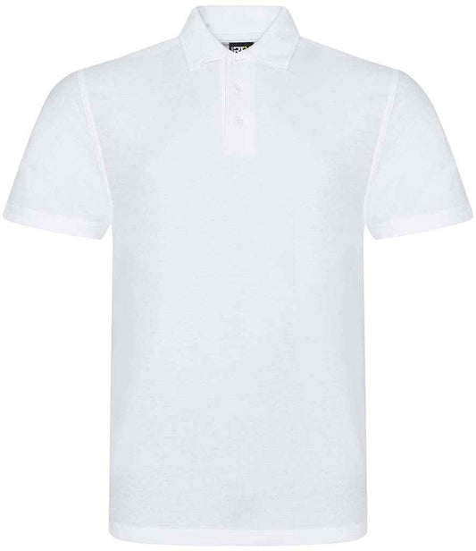 Pro RTX RX101 White Front - Polo Shirt Ready to be Embroidered and Printed by Custard Workwear - Cheap Personalised and Customised Workwear in Nottinghamshire, Derbyshire and Leicestershire