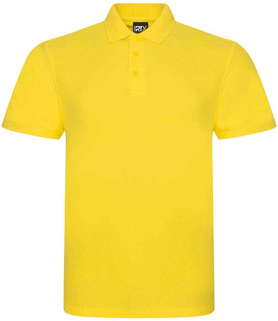 Pro RTX RX101 Yellow Front - Polo Shirt Ready to be Embroidered and Printed by Custard Workwear - Cheap Personalised and Customised Workwear in Nottinghamshire, Derbyshire and Leicestershire