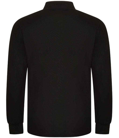 Pro RTX RX102 Black Back - Long Sleeve Polo Shirt Ready to be Embroidered and Printed by Custard Workwear - Cheap Personalised and Customised Workwear in Nottinghamshire, Derbyshire and Leicestershire